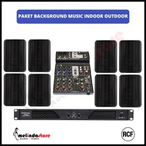 Paket Sound System Background Music Speaker RCF | 8 Speaker